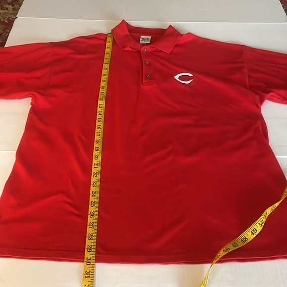 Cincinnati Reds baseball short sleeve collared shirt by True Fan Men’s size XL - Picture 7 of 9